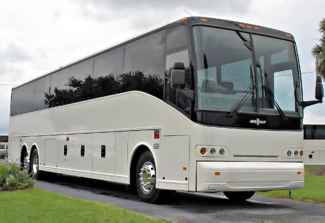 Palm Beach Gardens 55 Passenger Charter Bus 